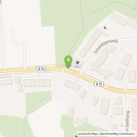 Standortübersicht der Tankstelle OIL Tankstelle Lübeck, Christian Meyer in 23558 Lübeck