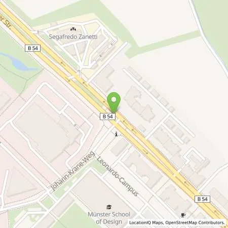 Standortübersicht der Tankstelle Westfalen-Tankstelle in 48159 Münster