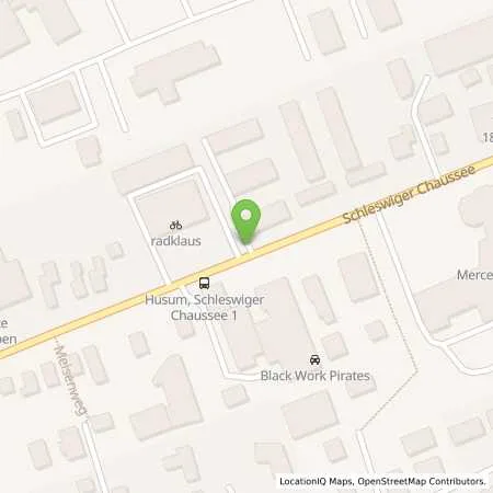 Standortübersicht der Tankstelle Shell-Tankstelle in 25813 Husum