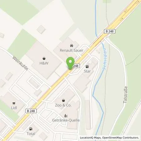 Standortübersicht der Tankstelle Georg Piening Mineralölhandel und Energieservice in 38723 Seesen