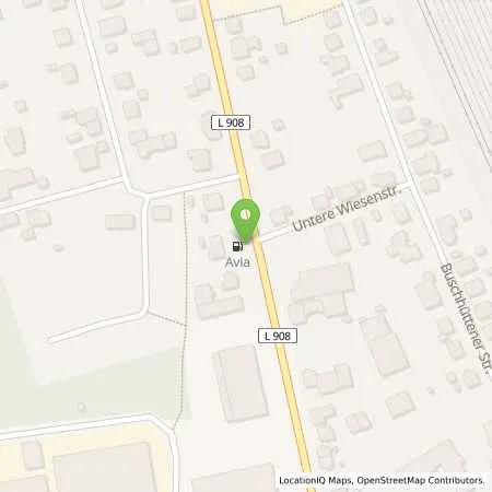 Standortübersicht der Tankstelle Avia Tankstelle Buschhütten in 57223 Kreuztal (Buschhütten)