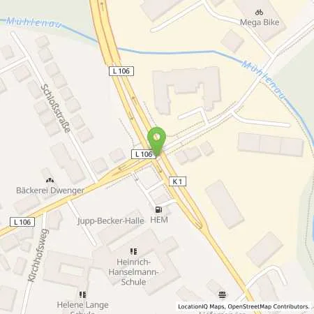 Standortübersicht der Tankstelle HEM Tankstelle in 25421 Pinneberg