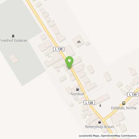 Standortübersicht der Autogas (LPG) Tankstelle: NORDOEL Tankstelle in 25715, Eddelak