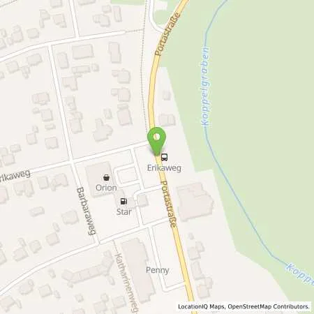 Standortübersicht der Tankstelle Star Tankstelle in 32429 Minden