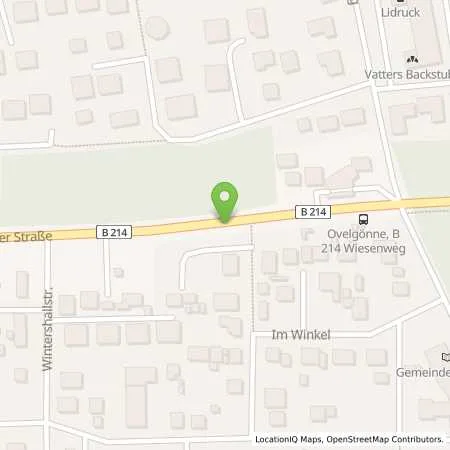 Standortübersicht der Tankstelle Tankcenter Ovelgönne in 29313 Hambühren