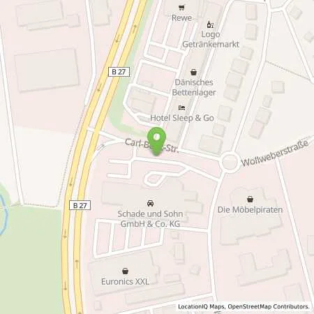 Standortübersicht der Tankstelle Mercedes Autohaus Schade u. Sohn GmbH in 36251 Bad Hersfeld