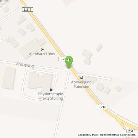 Standortübersicht der Tankstelle Autohaus Lührs, Jantzon Tankstelle in 21376 Salzhausen