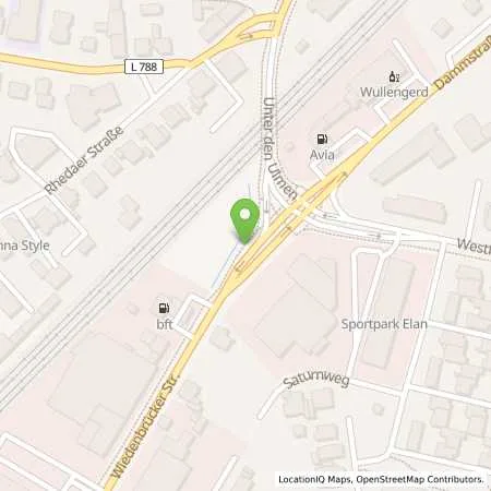 Standortübersicht der Tankstelle bft Tankstelle Werner Sieg in 33332 Gütersloh