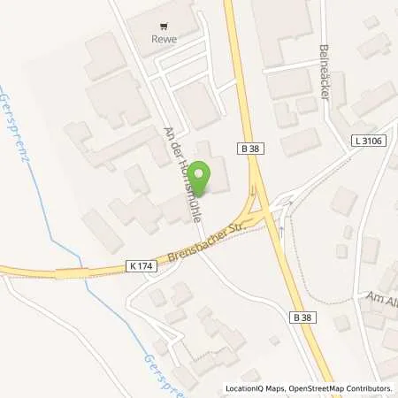 Standortübersicht der Tankstelle Shell Station, Eidenmüller & Söhne GmbH in 64395 Brensbach