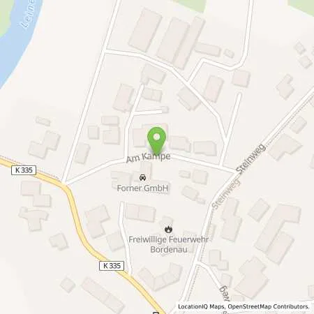 Standortübersicht der Tankstelle Forner GmbH in 31535 Neustadt am Rübenberge (Bordenau)