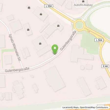 Standortübersicht der Tankstelle Autohaus Bäumer GmbH in 49479 Ibbenbüren