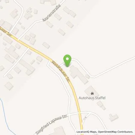 Standortübersicht der Tankstelle Autohaus Staffel, Shell Tankstelle in 96242 Sonnefeld
