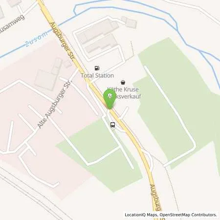 Standortübersicht der Tankstelle Total-Tankstelle in 86609 Donauwörth