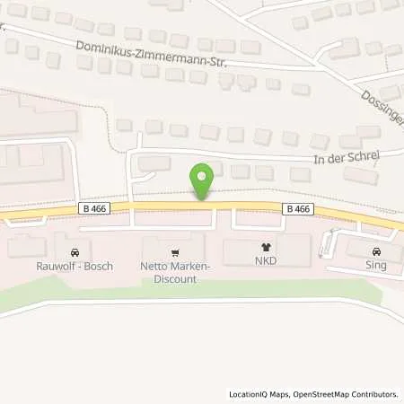 Standortübersicht der Tankstelle Shell-Station Auto Sing in 73450 Neresheim