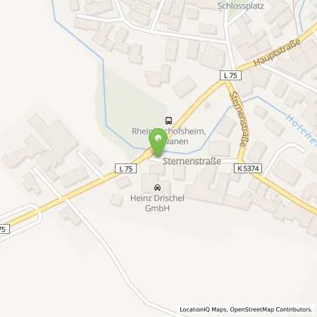 Standortübersicht der Tankstelle Esso-Tankstelle Heinz Drischel GmbH in 77866 Rheinau