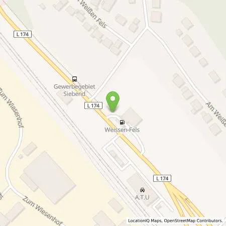 Standortübersicht der Tankstelle Tankstelle Weißen-Fels in 66663 Merzig