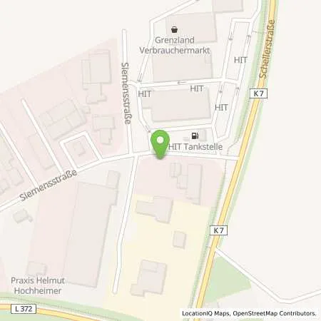 Standortübersicht der Tankstelle Grenzland Verbrauchermarkt in 41366 Schwalmtal (Amern)