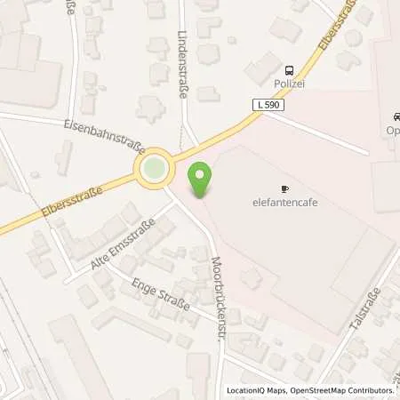 Standortübersicht der Tankstelle Pludra in 48282 Emsdetten