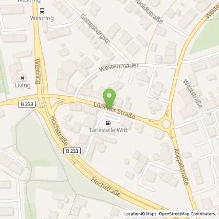 Standortübersicht der Tankstelle BFT Tankstelle Frank Schmidt in 59174 Kamen