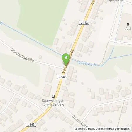 Standortübersicht der Tankstelle Esso-Station Becker in 66793 Saarwellingen