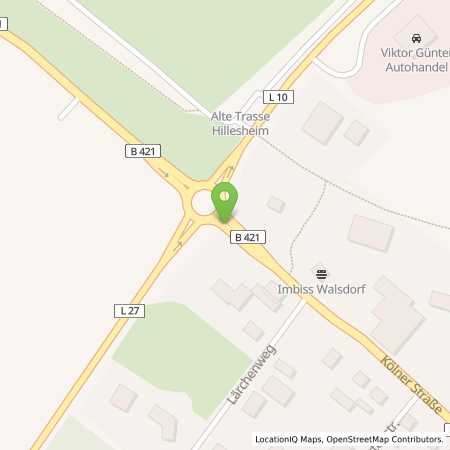 Standortübersicht der Autogas (LPG) Tankstelle: ED-Tankstelle Zufelde in 54578, Walsdorf