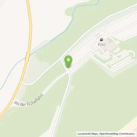 Standortübersicht der Tankstelle Kempes Autohof (Esso) in 96152 Burghaslach