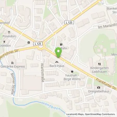 Standortübersicht der Tankstelle Sieg-Bröl-Tankstelle Robert-Lindlahr gmbH in 53773 Hennef