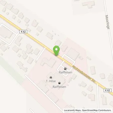 Standortübersicht der Tankstelle Stader Saatzucht eG in 21279 Hollenstedt