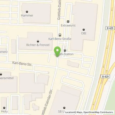 Standortübersicht der Tankstelle Roth Station in 35398 Gießen