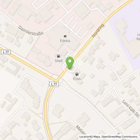 Standortübersicht der Tankstelle Esso-Station in 47574 Goch