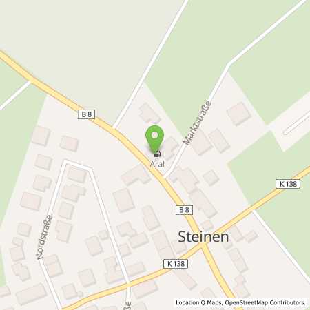 Standortübersicht der Autogas (LPG) Tankstelle: Aral Tankstelle Ladewig GmbH in 56244, Steinen