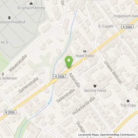 Standortübersicht der Tankstelle Bft Station Lehmann (Bio-Tanke) in 73430 Aalen