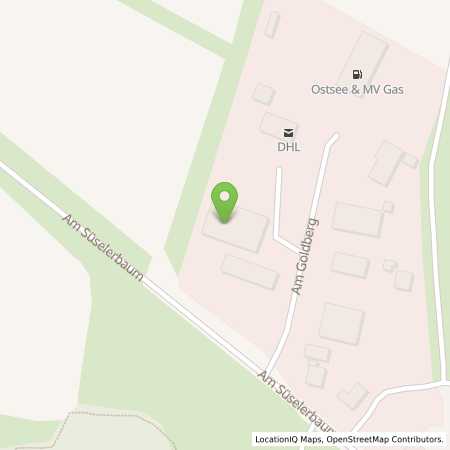 Standortübersicht der Autogas (LPG) Tankstelle: Ostsee & MV Gas GmbH in 23701, Süseler Baum