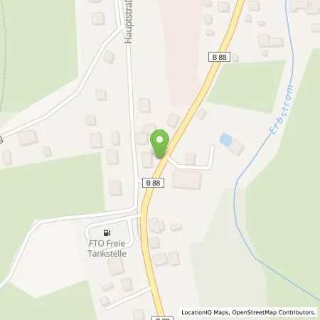 Standortübersicht der Tankstelle Freie Tankstelle Matthias Otto in 99848 Wutha-Farnroda