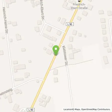 Standortübersicht der Tankstelle STAR Tankstelle Glindow, Burkhard Trinks in 14542 Glindow