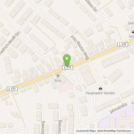 Standortübersicht der Tankstelle SCORE SB-Station in 27283 Verden