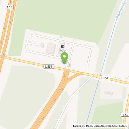 Standortübersicht der Autogas (LPG) Tankstelle: Esso Autohof am Lausitzring in 01998, Klettwitz
