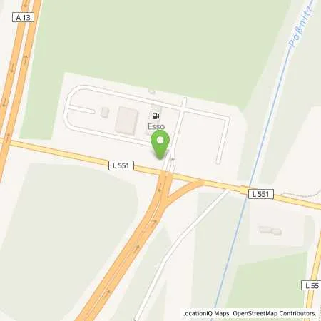 Standortübersicht der Tankstelle Esso Autohof am Lausitzring in 01998 Klettwitz