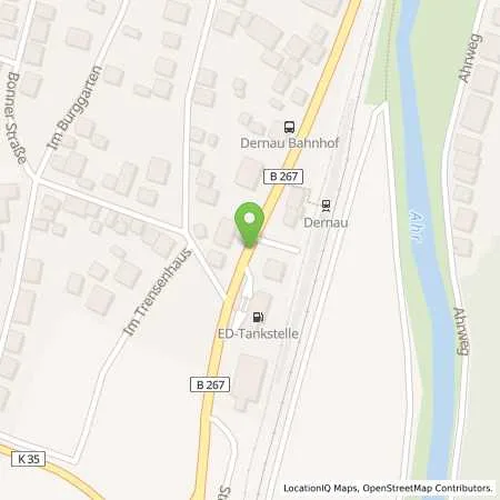 Standortübersicht der Tankstelle ED Tankstelle in 53507 Dernau