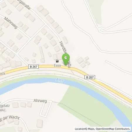 Standortübersicht der Tankstelle Esso Station Ansgar Fisang in 53507 Dernau