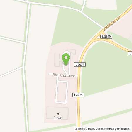 Standortübersicht der Autogas (LPG) Tankstelle: Raiffeisen Tankstelle in 34599, Neuental-Bischhausen