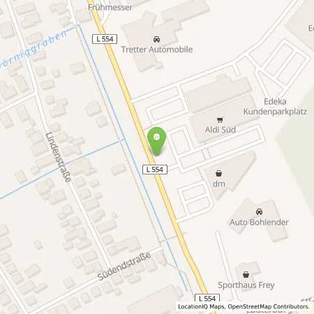 Standortübersicht der Tankstelle Frühmesser Mineralölhandels GmbH & Co. KG in 76870 Kandel