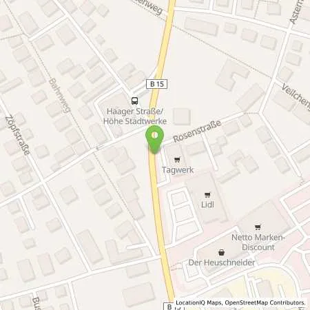 Standortübersicht der Tankstelle Shell Tankstelle Renate Heilmaier in 84405 Dorfen