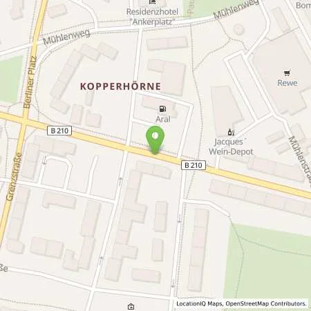 Standortübersicht der Tankstelle Aral Station Gerhard Ötjen in 26382 Wilhelmshaven (Stadtmitte)