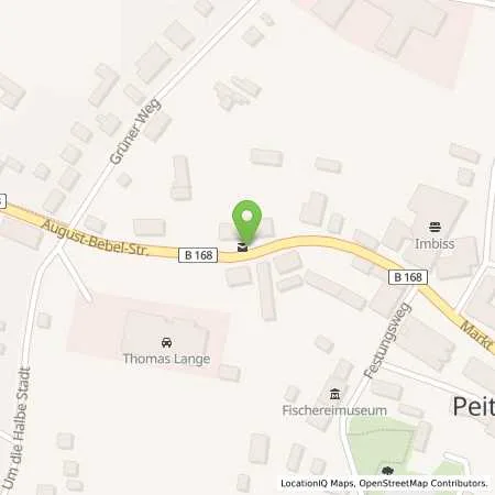 Standortübersicht der Tankstelle Thomas Lange Kfz-Werkstatt in 03185 Peitz