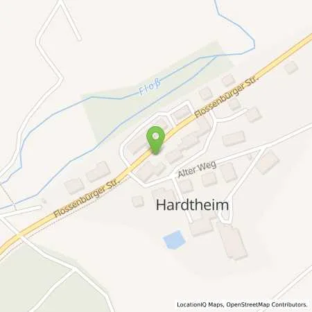 Standortübersicht der Tankstelle AVIA Service-Station u. Auto-Fit-Kfz-Betrieb W. Krapf in 92685 Floss