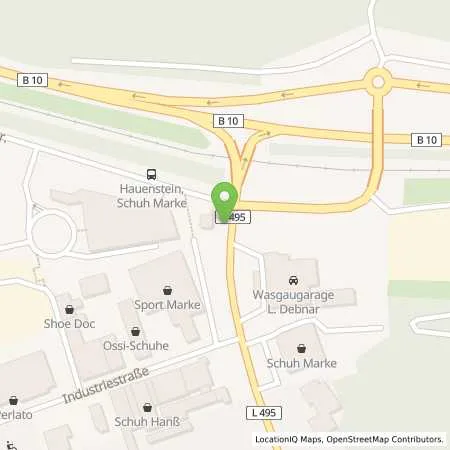 Standortübersicht der Tankstelle L Debnar Wasgaugarage GmbH in 76846 Hauenstein