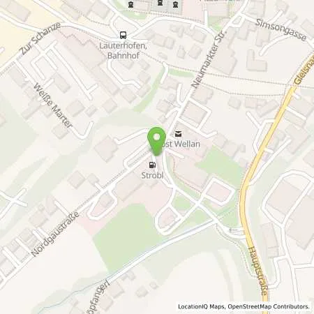 Standortübersicht der Tankstelle OMV Tankstelle Leonhard Strobl in 92283 Lauterhofen