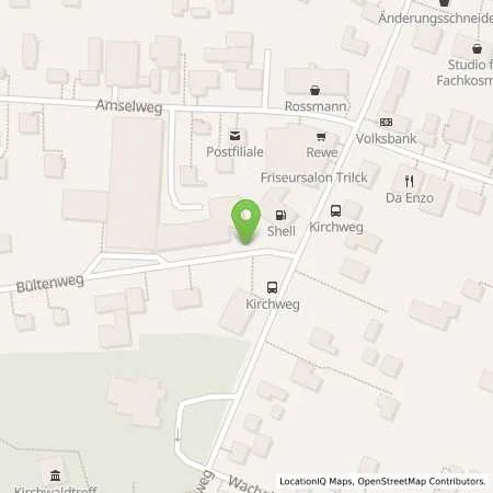 Standortübersicht der Tankstelle Shell-Tankstelle in 21365 Adendorf