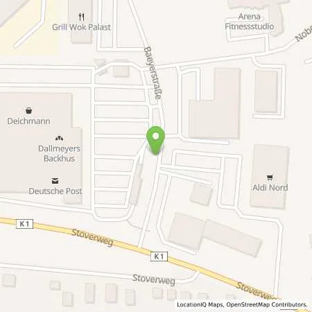 Standortübersicht der Tankstelle Edeka-Tankstelle in 24536 Neumünster (Nord)